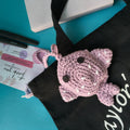 Mini Pouch with String Baby Whale – Handmade Crochet Bag