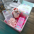 Hamper Barbie Girl Set – Happiness Plushie + Rose Choker Necklace | Handmade Festive Gift