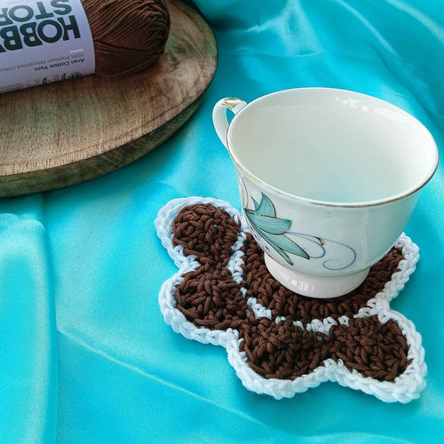 Dog Paw Coasters – Set of 2 | Handmade Crochet Cute Pet Lover Gift