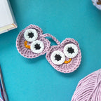 Magnetic Charm Owl – Crochet Handmade Multiuse Accessory
