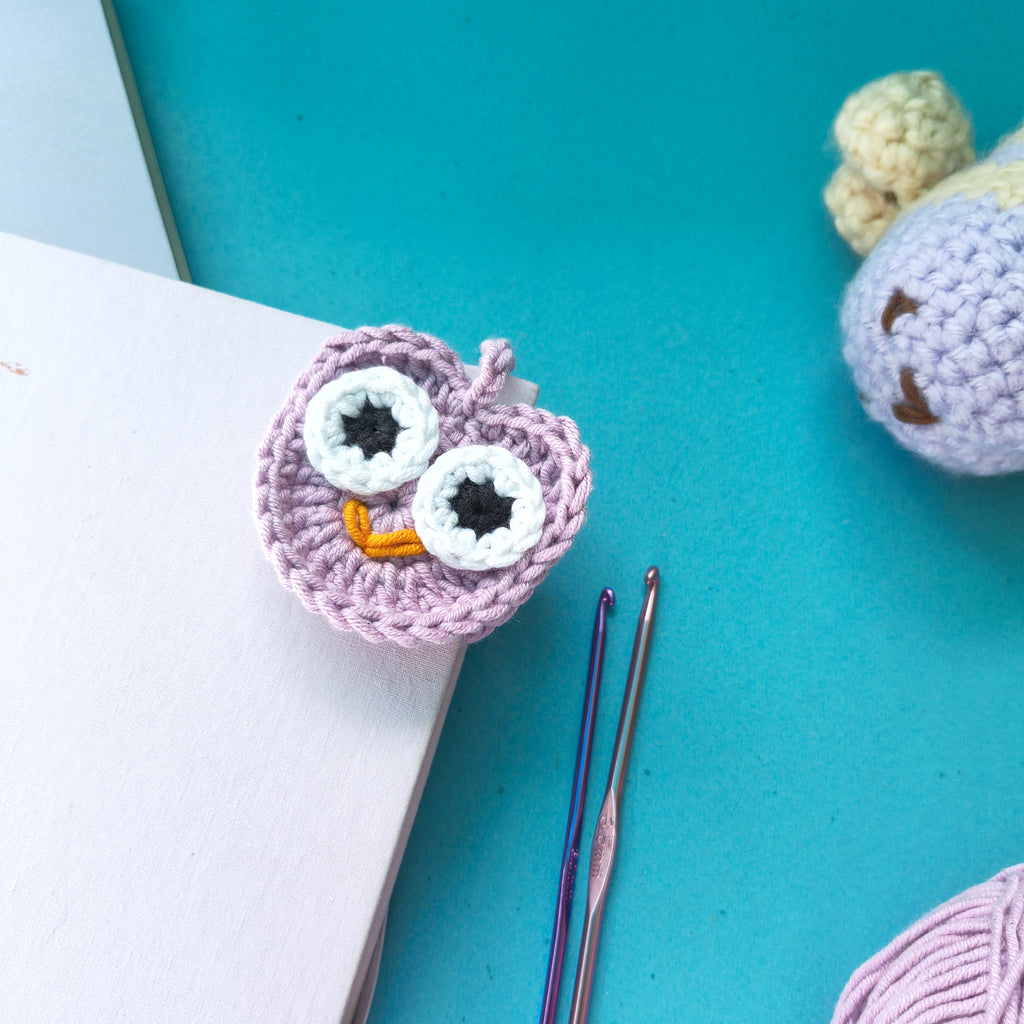 Magnetic Charm Owl – Crochet Handmade Multiuse Accessory