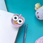 Magnetic Charm Owl – Crochet Handmade Multiuse Accessory