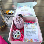 Hamper The Night Owl Girl Set – Lavender Anxiety Plushie & Owl Charm