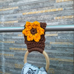 Handmade Sunflower Napkin Hanger – Crochet Floral Kitchen & Dining Décor