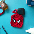Spider-Man Earbuds Case | Handmade Crochet Earbud Pouch