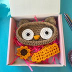 Apna Bana Le Hamper – Owl Specs Holder, Sunflower Hairclip & Yellow Headband