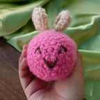 Bee Plushie Pink – Crochet Bee Soft Toy | Amigurumi Bee Gift for Kids, Kawaii Pink Bee Decor, Cute Handmade Toy
