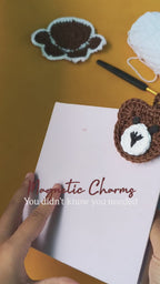Magnetic Charm Owl – Crochet Handmade Multiuse Accessory
