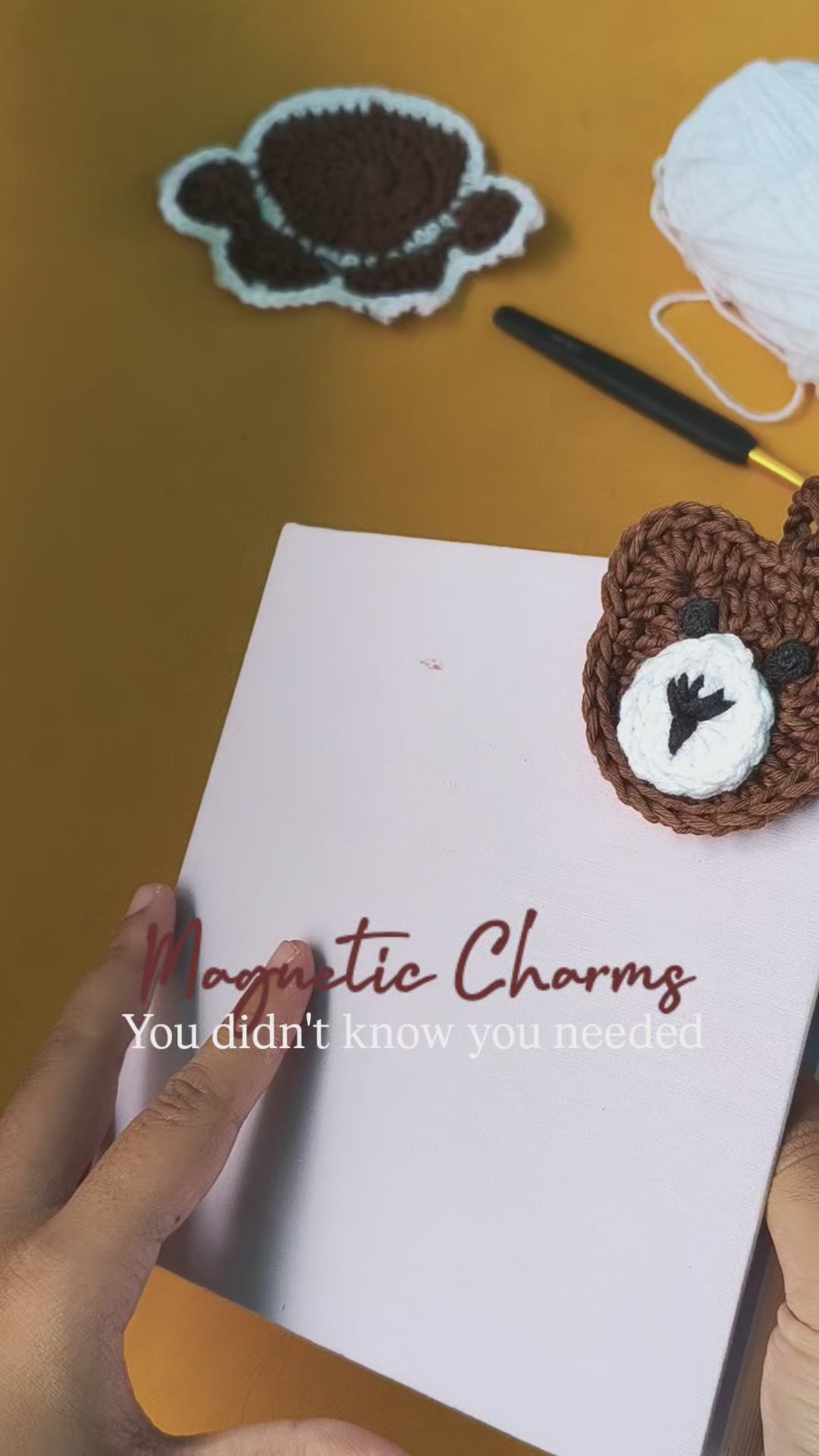 Magnetic Charm Owl – Crochet Handmade Multiuse Accessory