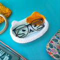Specs Display Holder Cat – Handmade Crochet Eyeglass Stand & Cute Gifting Accessory