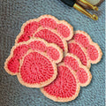 Kitty Paw Coasters – Set of 4 | Handmade Crochet Cat Lover Gift, Cute Pet Home Decor,| Soft Cotton Yarn Coaster Set